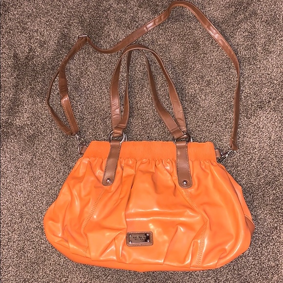 Nine West Orange Purse - Picture 1 of 5